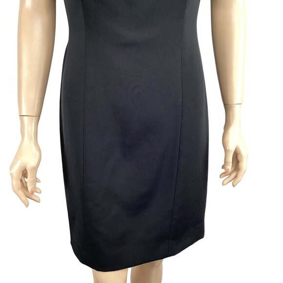 Robert Rodriguez Black‎ Dress Size 6 With Lace Back & Bow Details Short Sleeves - Picture 7 of 10